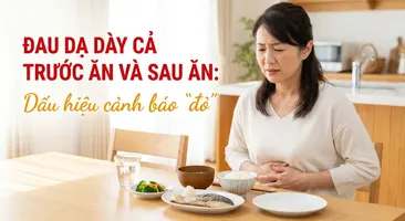 Đau dạ dày cả trước ăn và sau ăn: dấu hiệu cảnh báo "đỏ"