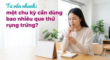 Tư vấn nhanh: một chu kỳ cần dùng bao nhiêu que thử rụng trứng?