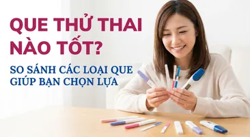 Que thử thai nào tốt? so sánh các loại que giúp bạn chọn lựa