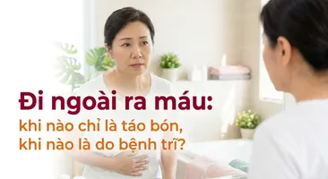 Đi ngoài ra máu: khi nào chỉ là táo bón, khi nào là do bệnh trĩ?
