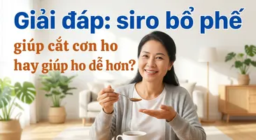 Giải đáp: siro bổ phế giúp cắt cơn ho hay giúp ho dễ hơn?