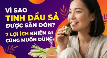 Vì sao tinh dầu sả được săn đón? 7 lợi ích khiến ai cũng muốn dùng