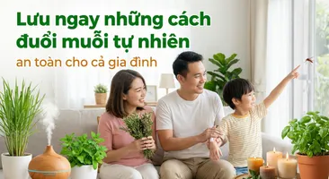 Lưu ngay những cách đuổi muỗi tự nhiên an toàn cho cả gia đình