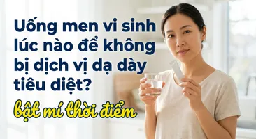 Uống men vi sinh lúc nào để không bị dịch vị dạ dày tiêu diệt? bật mí thời điểm