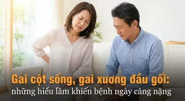 Gai cột sống, gai xương đầu gối: những hiểu lầm khiến bệnh ngày càng nặng