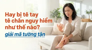 Hay bị tê tay tê chân nguy hiểm như thế nào? giải mã tường tận