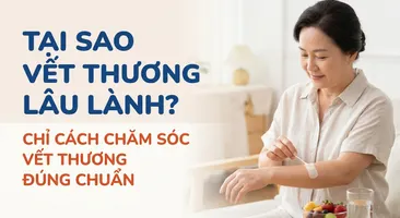Tại sao vết thương lâu lành? chỉ cách chăm sóc vết thương đúng chuẩn