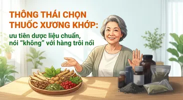 Thông thái chọn thuốc xương khớp: ưu tiên dược liệu chuẩn, nói "không" với hàng trôi nổi