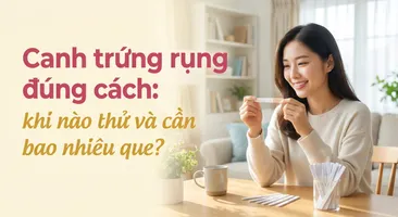 Canh trứng rụng đúng cách: khi nào thử và cần bao nhiêu que?