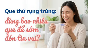 Que thử rụng trứng: dùng bao nhiêu que để sớm đón tin vui?