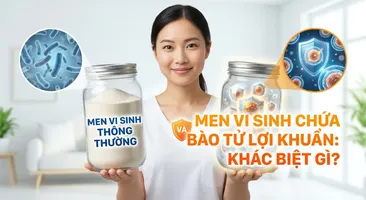 Men vi sinh thông thường và men vi sinh chứa bào từ lợi khuẩn: khác biệt gì?
