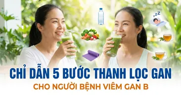 Chỉ dẫn 5 bước thanh lọc gan cho người bệnh viêm gan B