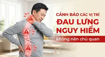Cảnh báo các vị trí đau lưng nguy hiểm không nên chủ quan
