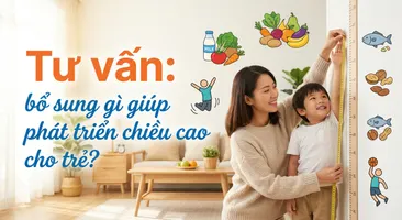 Tư vấn: bổ sung gì giúp phát triển chiều cao cho trẻ?