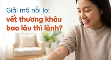 Giải mã nỗi lo: vết thương khâu bao lâu thì lành?