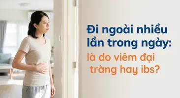 Đi ngoài nhiều lần trong ngày: là do viêm đại tràng hay IBS?