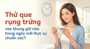 Thử que rụng trứng vào khung giờ nào trong ngày mới thực sự chuẩn xác?