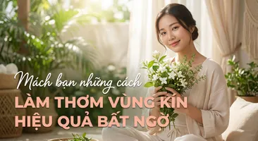 Mách bạn những cách làm thơm vùng kín hiệu quả bất ngờ