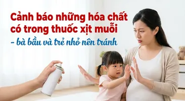 Cảnh báo những hóa chất có trong thuốc xịt muỗi - bà bầu và trẻ nhỏ nên tránh