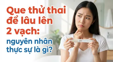 Que thử thai để lâu lên 2 vạch: nguyên nhân thực sự là gì?