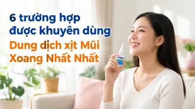 6 trường hợp được khuyên dùng Dung dịch xịt Mũi Xoang Nhất Nhất