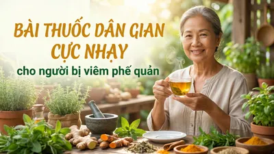 Bài thuốc dân gian cực nhạy cho người bị viêm phế quản