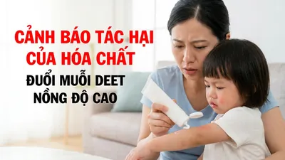 Cảnh báo tác hại của hóa chất đuổi muỗi deet nồng độ cao
