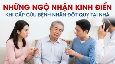 Những ngộ nhận kinh điển khi cấp cứu bệnh nhân đột quỵ tại nhà