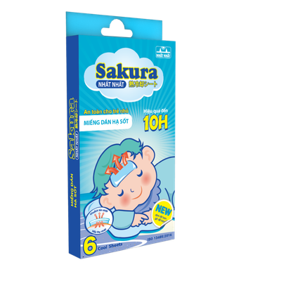 Miếng dán hạ sốt Sakura