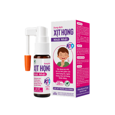Dung Dịch Xịt Họng Nhất Nhất Kid