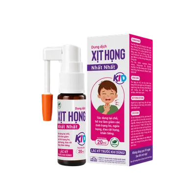 Dung Dịch Xịt Họng Nhất Nhất Kid