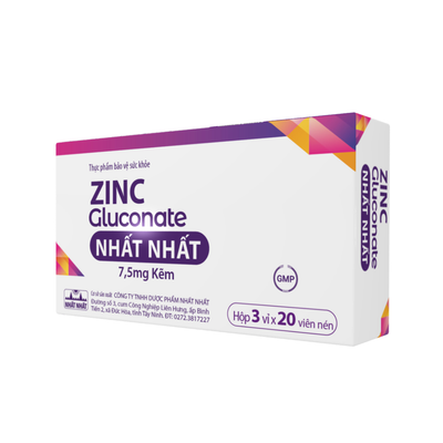 TPBVSK Zinc Gluconate Nhất Nhất
