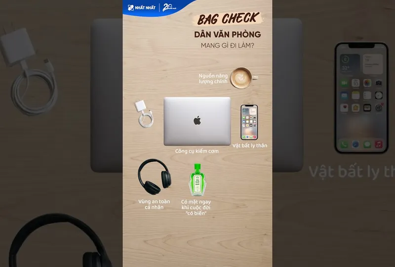 BAG CHECK:  DÂN VĂN PHÒNG MANG GÌ ĐI LÀM?