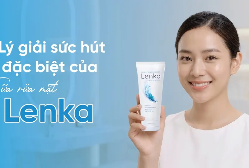 Lý giải sức hút đặc biệt của sữa rửa mặt Lenka