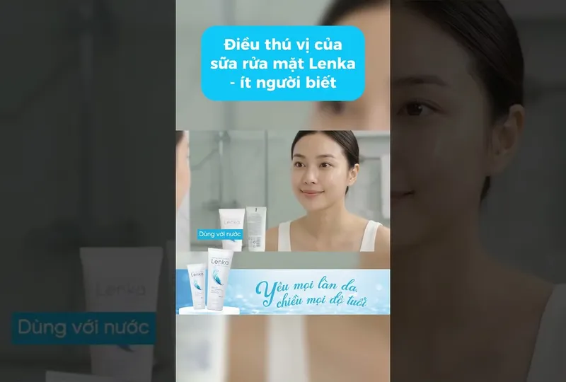 Điều thú vị của sữa rửa mặt Lenka – ít người biết