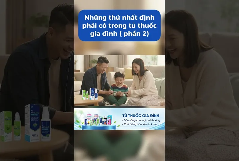 Những thứ nhất định phải có trong tủ thuốc gia đình (Phần 2)