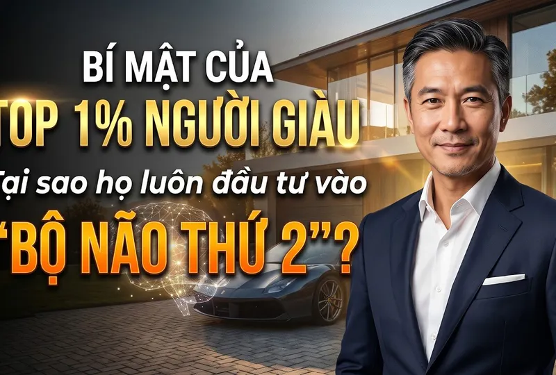 Bí mật của top 1% Người Giàu: Tại sao họ luôn đầu tư vào “bộ não thứ 2”?