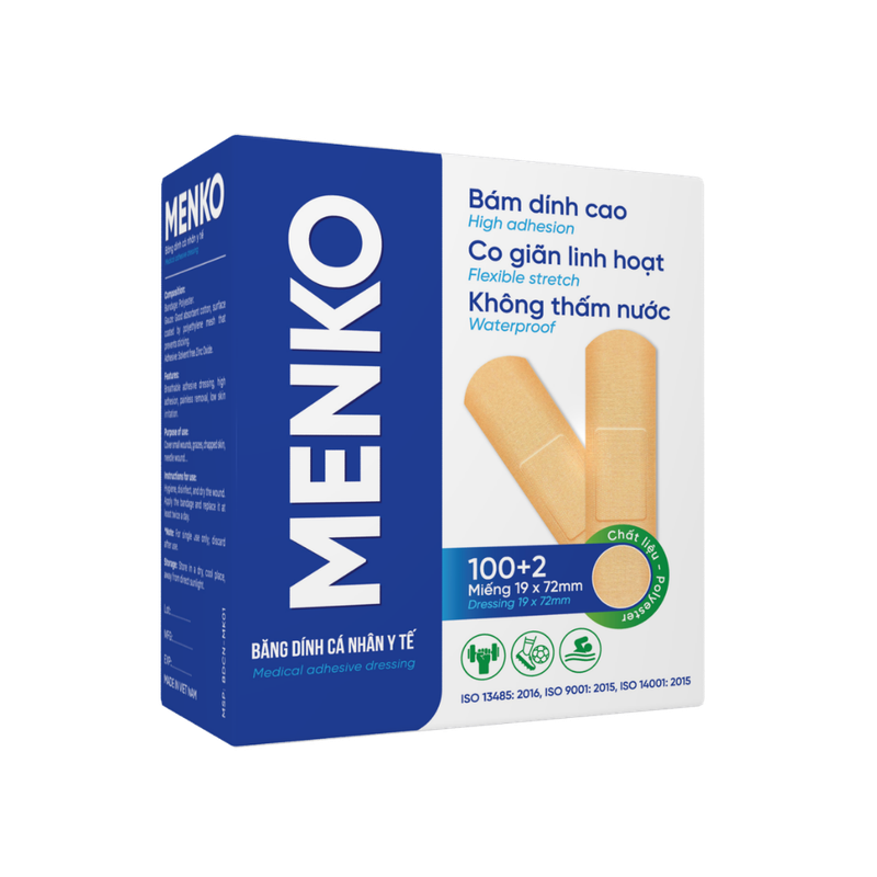 BĂNG DÍNH CÁ NHÂN Y TẾ MENKO