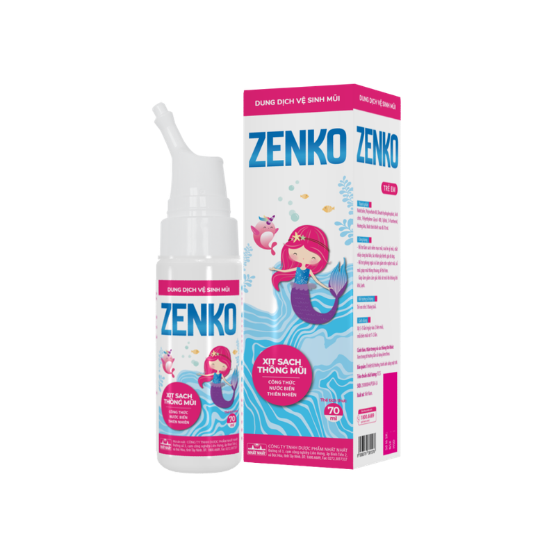 Dung dịch vệ sinh mũi Zenko trẻ em