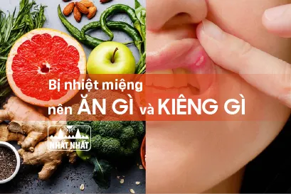 nhiệt miệng nên ăn gì