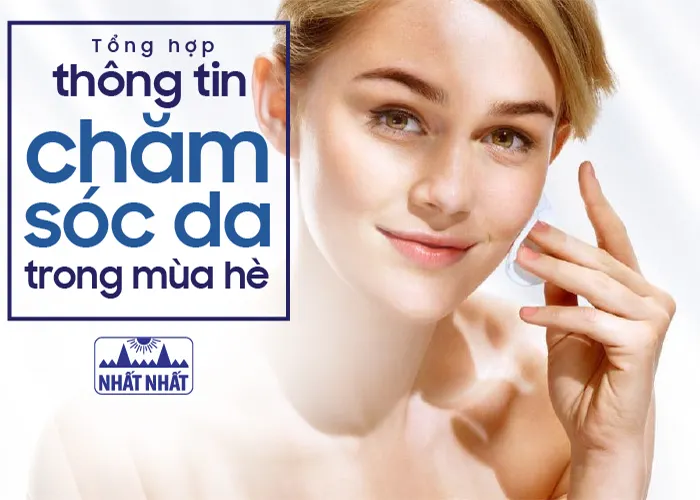 chăm sóc da vào mùa hè