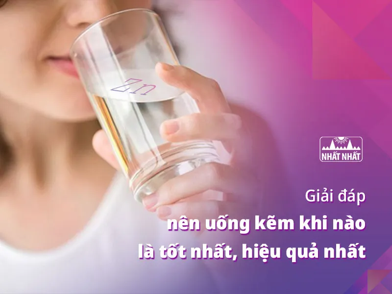 uống kẽm khi nào