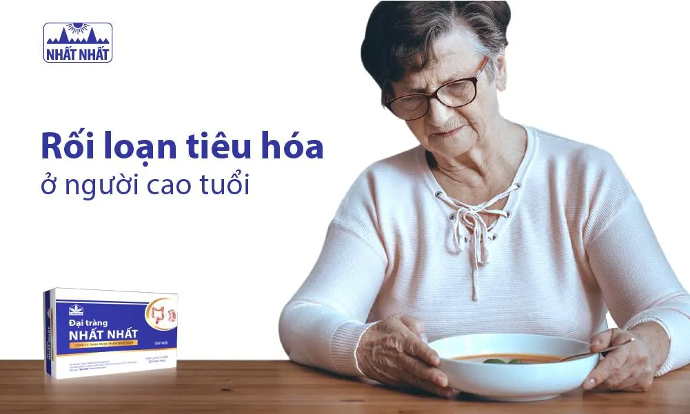 Rối loạn tiêu hóa dẫn tới kém ăn, chán ăn ở người cao tuổi