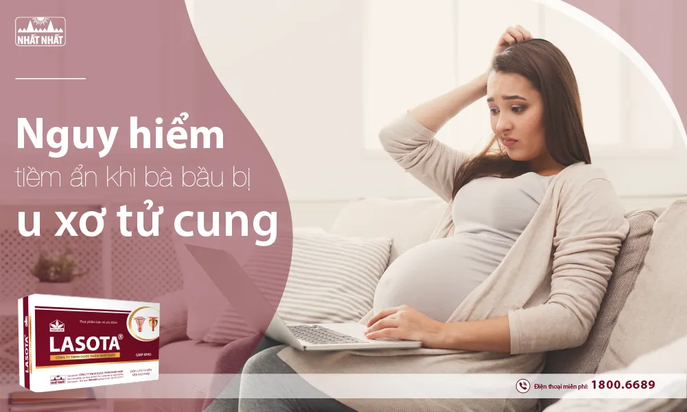 bà bầu bị u xơ tử cung